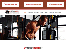 Tablet Screenshot of mystrengthmatters.com